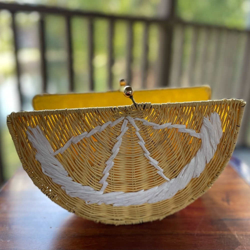 Tabitha Brown Lemon Citrus Clutch New With Tags